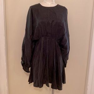 Zara flouncy ruffle mini dress.